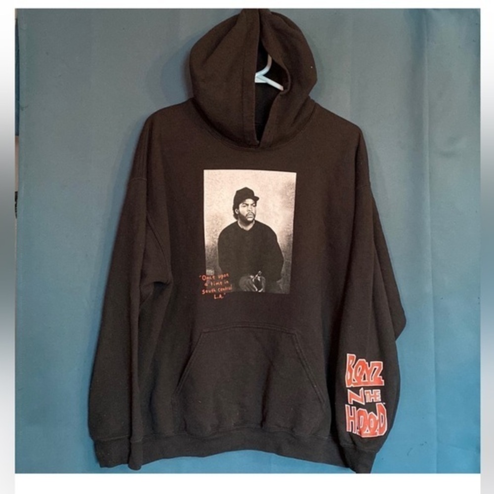 Vintage Rare Black “Boyz N The Hood” Hooded Sweatshirt